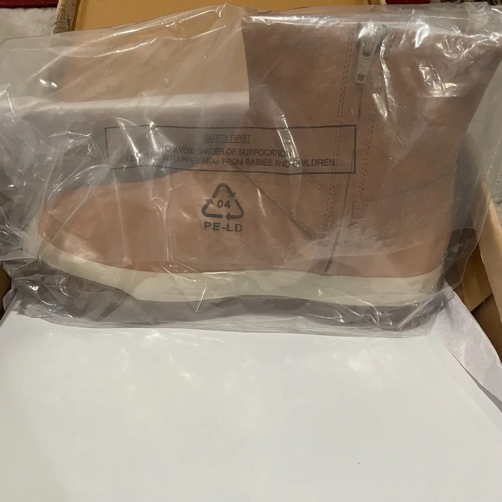 New Free‎ People Brayden Harness Boot Festival Gorpcore 9.5 Tan Western Platform